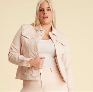 NWT Warp + Weft Rosewater Denim Jacket small